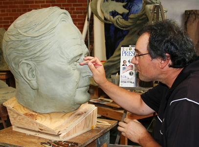 Mario Chiodo Sculpts FDR